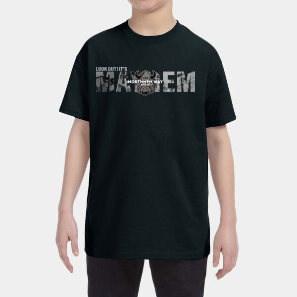 MAYHEM - TT Youth Crewneck Ring Spun Combed Cotton Tee Thumbnail